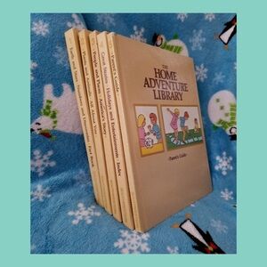The Home Adventure Library 1-5 complete set VTG Children’s Educational Textbooks